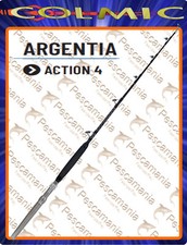 Canna traina colmic Argentia trolling big game 30-50-80 LBS