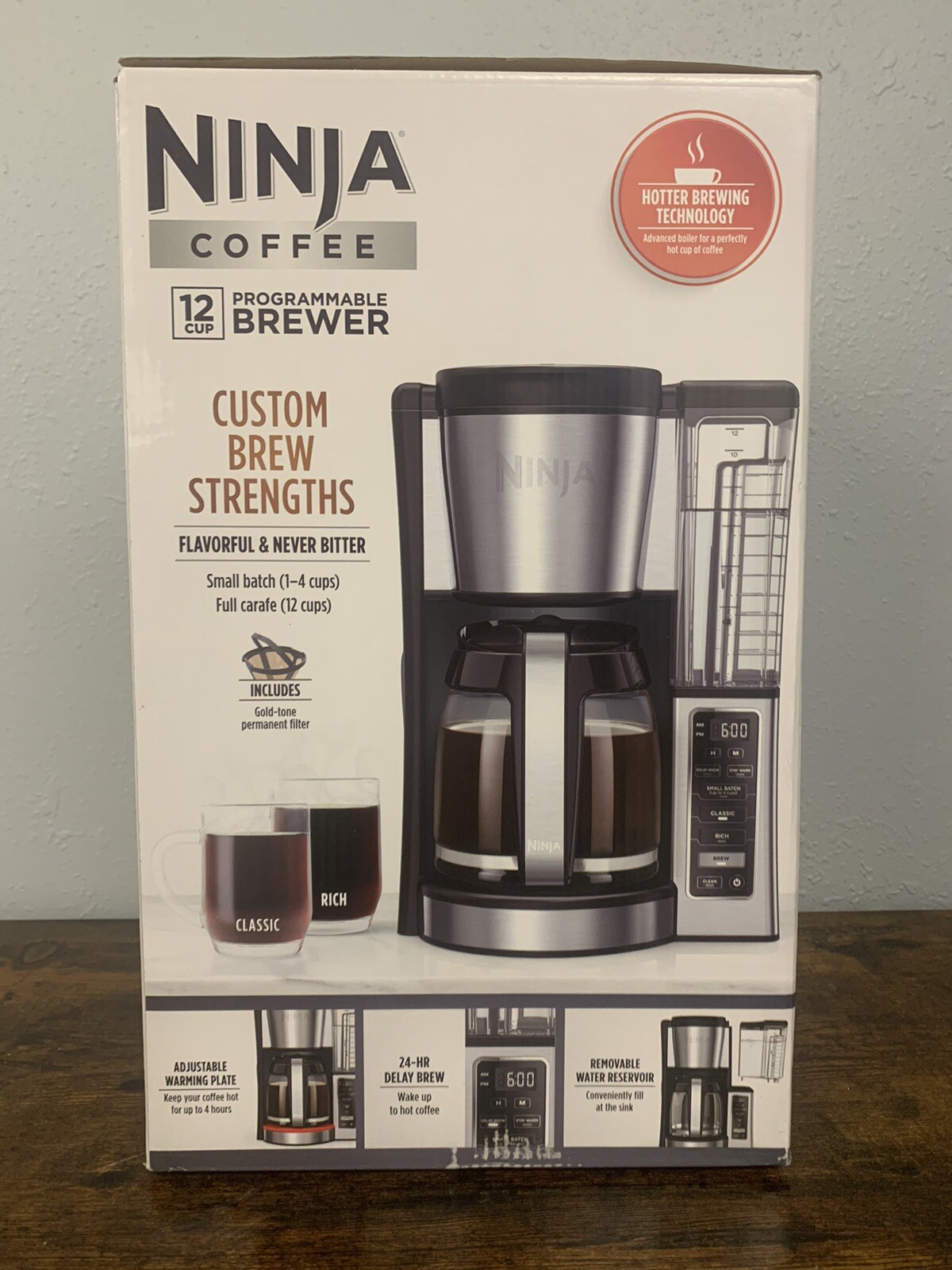 Ninja CE200 Programmable 12 Cup Coffee Brewer Black 622356554251 eBay