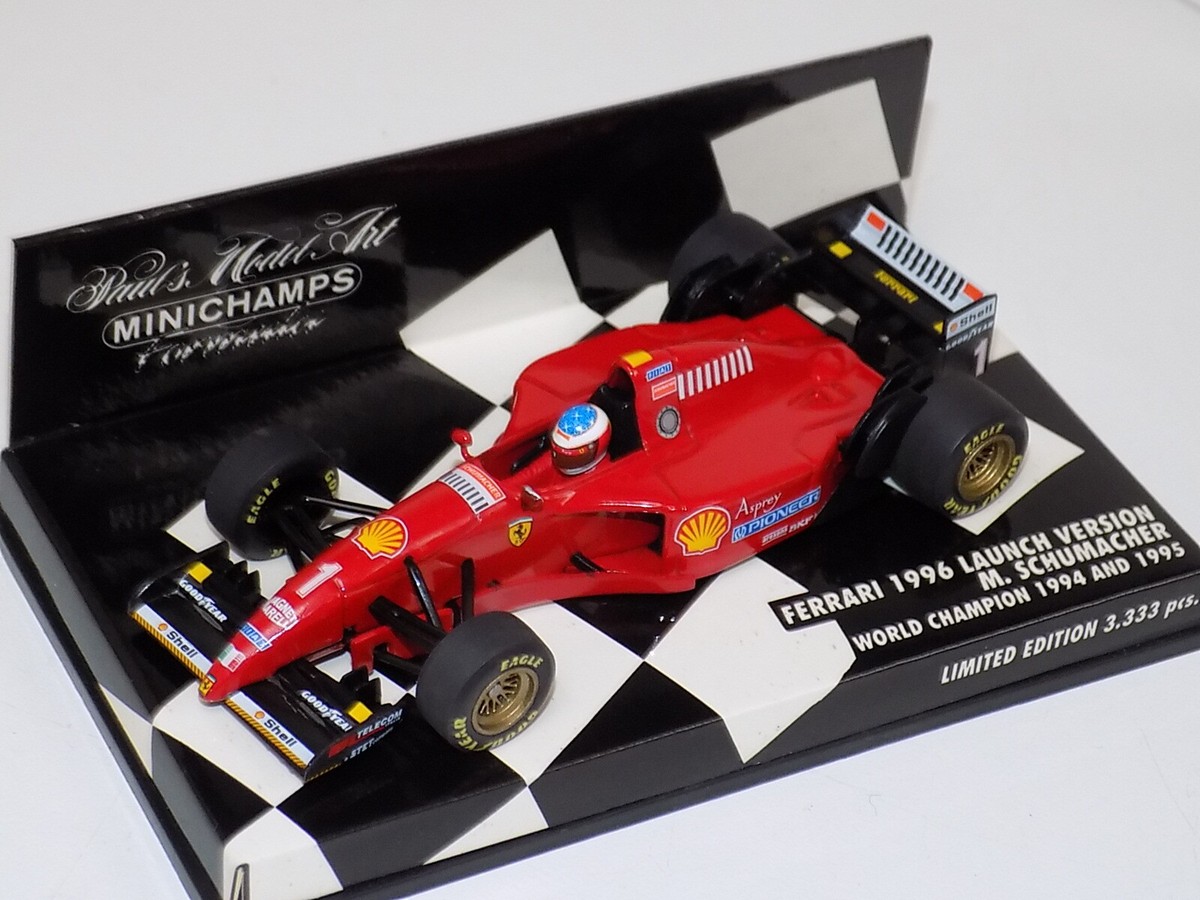 1/43 Minichamps Ferrari F1 1995 car - 1996 Launch Minichamps box