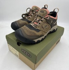 NIB Keen 1025295 Women's Ridge Flex WP W Timberwolf/Brick Dust Casual Boot 7.5