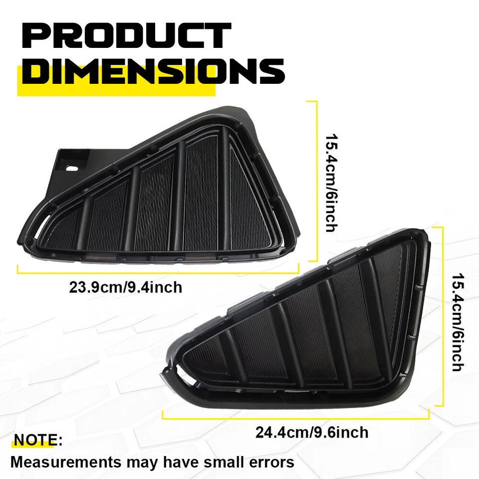 Par de cubiertas antiniebla para parachoques delantero aptas para Toyota RAV4 2016 2017 2018 Foto 3 de 4