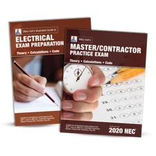 Mike Holt's 2020 Electrician Exam Preparation Book & Master/Contractor Practice 