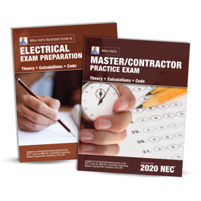 Mike Holt's 2020 Electrician Exam Preparation Book & Master/Contractor Practice 