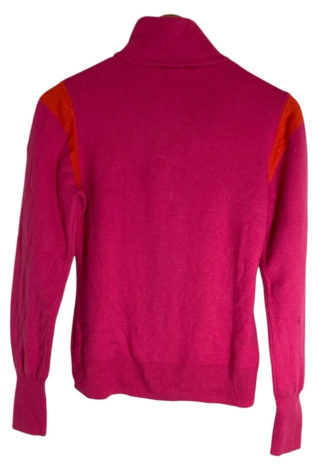 Suéter Spyder Mujer Medio Rosa Cachemira Lana Tejido Suave LEER Foto 2 de 3