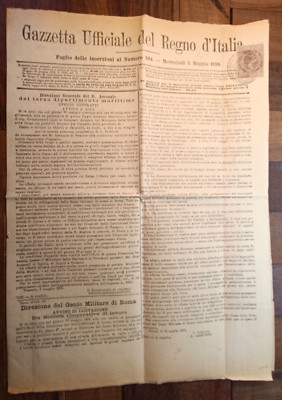 VENICE 1899 MARITIME DEPARTMENT ENCHANTMENT AUCTION NOTICE-12975/40