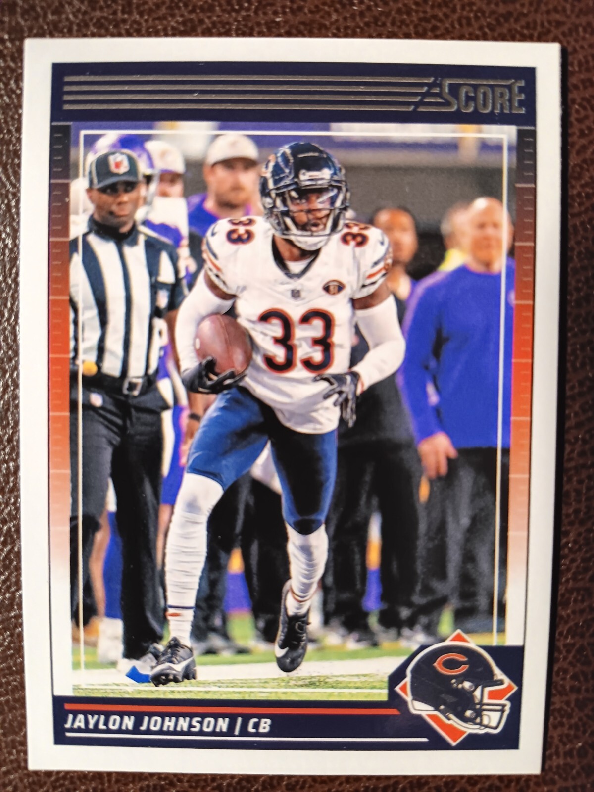 JAYLON JOHNSON CHICAGO BEARS 2024 PANINI-SCORE FOOTBALL CARD #50