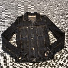 Stussy Women’s Size Xs Denim Trucker Jacket Button Up Usa 