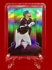 2020 Luis Robert Panini Refractor Titanium RC #20 Green Parallel White Sox
