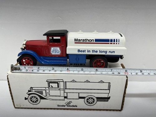Ertl Marathon Vintage Tanker Truck DieCast Bank 1:25 Scale American Classic New - Picture 2 of 23