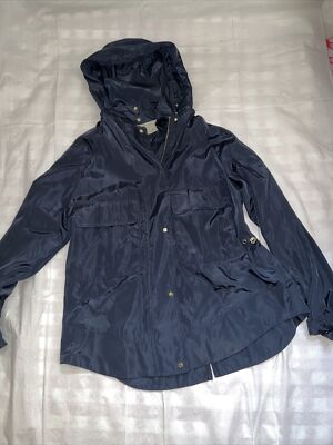 Zara Women's Jacket TRF Outerwear Parka Water Repellent Sz Medium