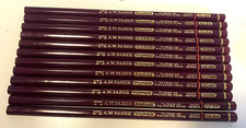 Lote De 12 Lápices Vintage AW Faber Castell Filmar FC 3H con Caja Poliéster