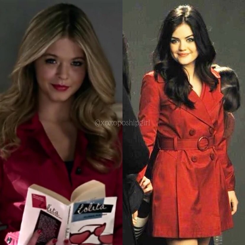 NWT Via Spiga Red Trench Coat M Pretty Little Liars Gossip Girl Vampire