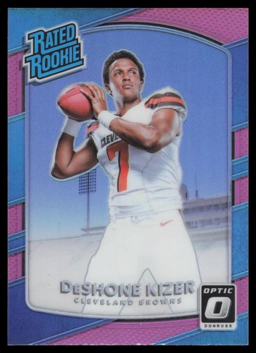 2017 Donruss Optic Pink #154 DeShone Kizer Cleveland Browns Rookie