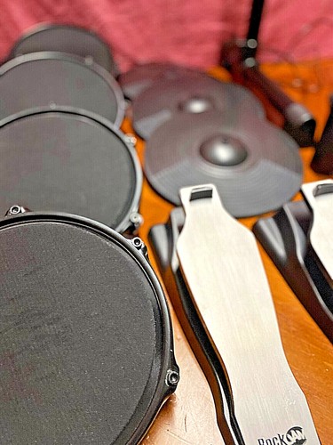 ROCKJAM MESH 1000 # KIT BATTERIA ELETTRONICA PEZZI DI RICAMBIO # rullante modulo piatto tom - Foto 7 di 62