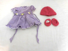 American Girl Bitty Baby 2011 Backpack Starter Set Pink Knit Hat and Shoes