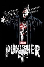 Marvel 2XXL Frank Castle 'Punisher' Graphic College Lettermen Hoodie