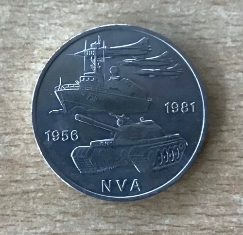 10 Mark NVA 1981 Ship Tank DDR Coin
