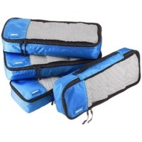 Amazon Basics Kleidertaschen‑Set 4 StüCk Schmal Blau