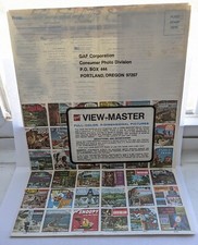 Vintage GAF View Master Products Mail Order Form Pamphlet Envelope Color Printed