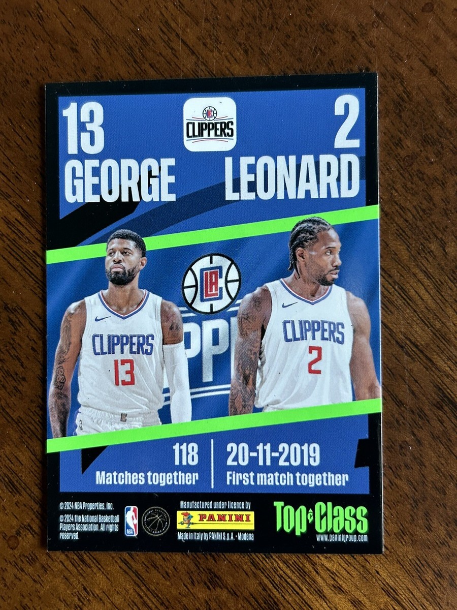 2023-24 Panini Top Class Synergy #229 Paul George / Kawhi Leonard