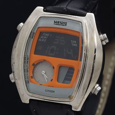 CITIZEN INDEPENDENT C351-L16673 Y アナデジ Vintage Citizen Independent Digi Ana C351-L16673 Working | eBay