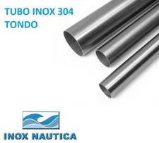 TUBO TONDO IN ACCIAIO INOX AISI 304 BARRA 1MT da 6 a 88,9 mm MISURE IN POLLICI