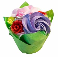 DEZICAKES Fake Cupcake Artificial Food Spring Bouquet Cupcake