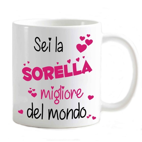 Tazza personalizzata abbracci Nonna Zia Madrina Madre Sorella Amica NATALE - Foto 22 di 34