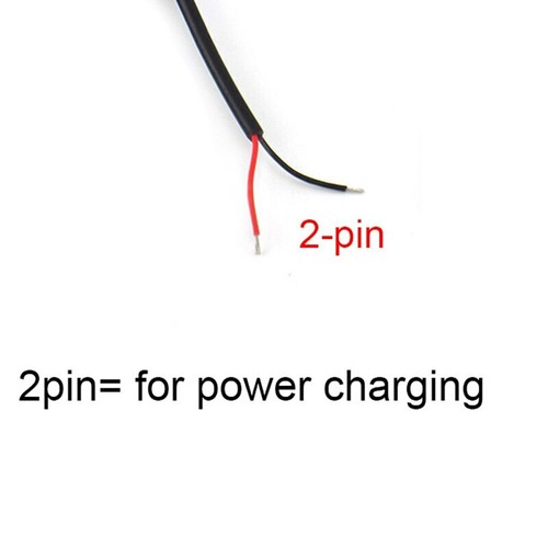 2 Pin 2 Wire 5V USB 2.0 DIY Male female Jack Connector Power supply Cable Cord - Picture 4 of 13