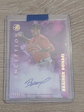 2021 Bowman Inception Brainer Bonaci Auto /75 #PA-BB Boston Red Sox
