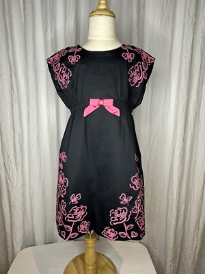 NEW Heartstrings Girls Gray and Pink Floral Embroidered Dress Pink Bow Size 6 | eBay NEW Heartstrings Girls Gray and Pink Floral Embroidered Dress Pink Bow Size 6 | eBay
