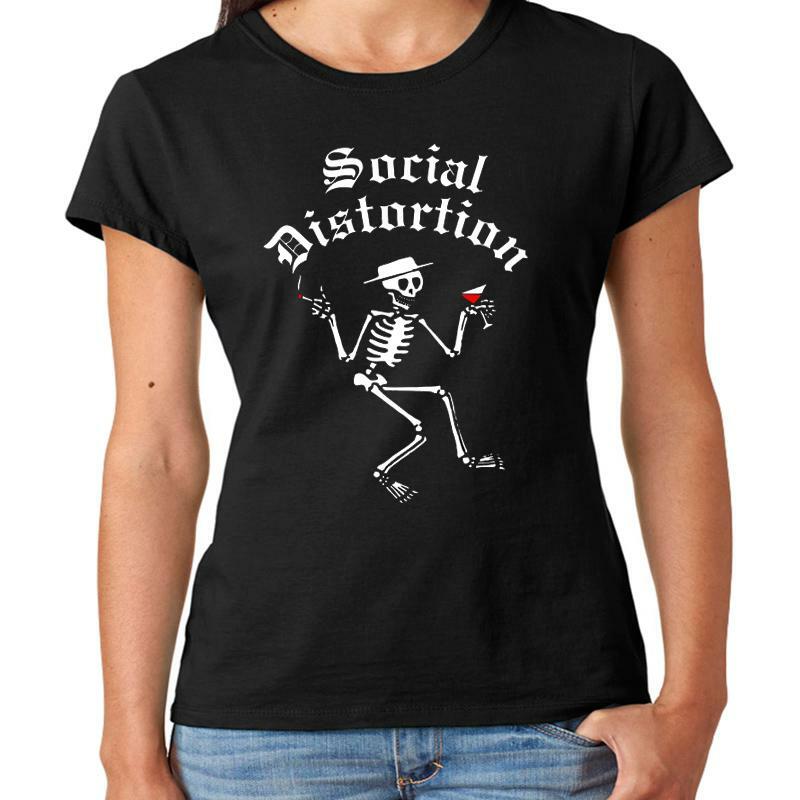 Camiseta mujer Social Distortion t shirt women rock punk mike ness old school
