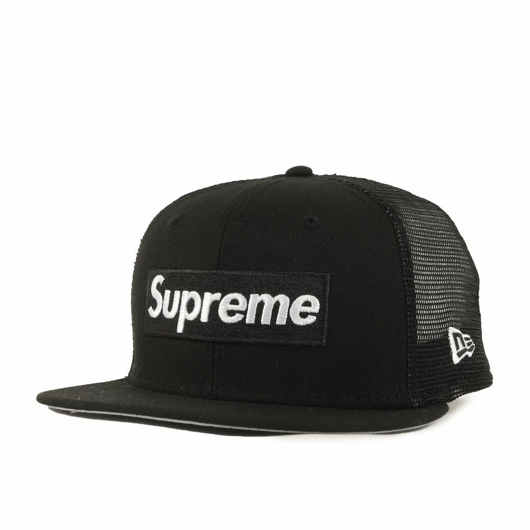 Casquette Supreme Taille : 7 5 8 (60,6 cm) 23SS NOUVELLE ÈRE Boîte Logo Baseball Maille Occasion BEEG 0