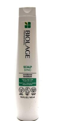 Biolage Scalp Sync Conditioner/All Hair Types 13.5 oz-New Package