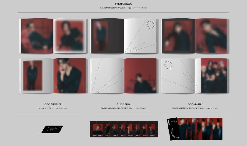 [ATEEZ] GOLDEN HOUR PART.2 11th Mini Album PHOTO CARD DIGIPACK Ver CD Buch Film
