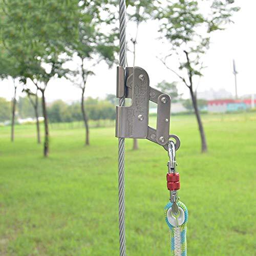 01 Selbstsicherndes Seil Greif Selbstbremsender Stopp Abstieg Klemme Klettern Anti-Fall... - Bild 3 von 8
