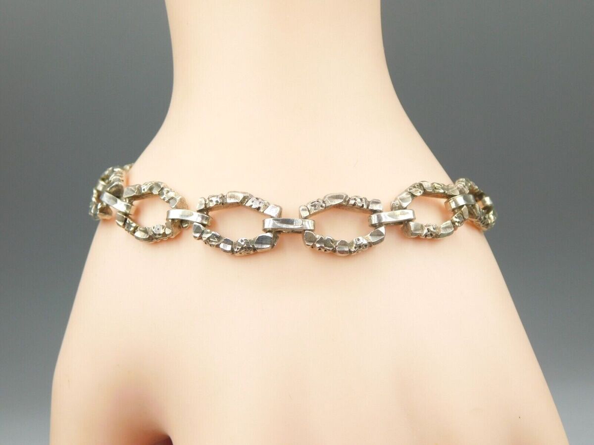 Signed Natimex MF33925 Vintage 925 Sterling Silver Oval Link Signed Natimex MF33925 Vintage 925 Sterling Silver Oval Link