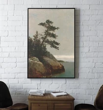 The Old Pine by John Frederick Kensett Canvas/Poster Wall Art