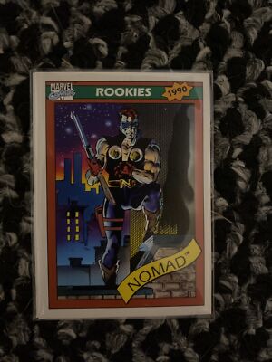 1990 Impel Marvel Universe Series 1 Nomad #86 Rookie Trading Card RC