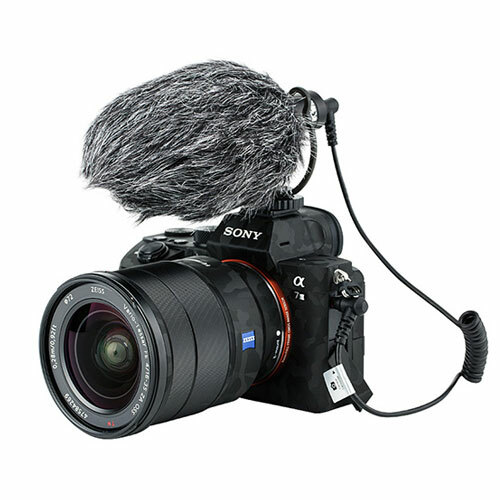 KMVL1S Cardioid Microphone For Sony RX100 RX10 RX1R A6600 A6100 A6400