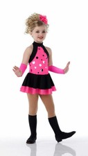 Child XL Jazz Dress Costume Dance SHAKE UP THE PARTY Flourescent Pink