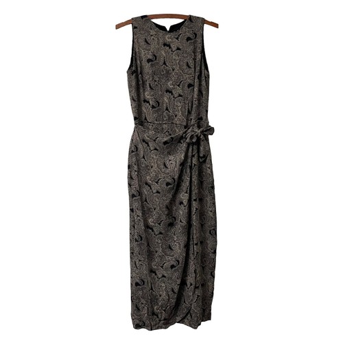 Kim Shui Size S Mesh Paisley Wrap Dress in Red | eBay