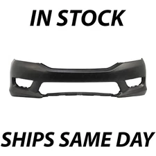 NEW Primered - Front Bumper Cover for 2013 2014 2015 Honda Accord Sedan 13-15