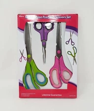 Allary Soft Cushion Premium 3 Pc Scissors Set - New