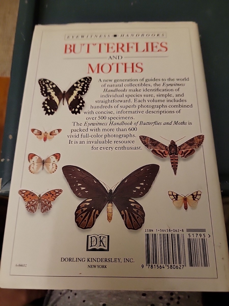Butterflies and Moths Soft Cover Eyewitness Handbooks David