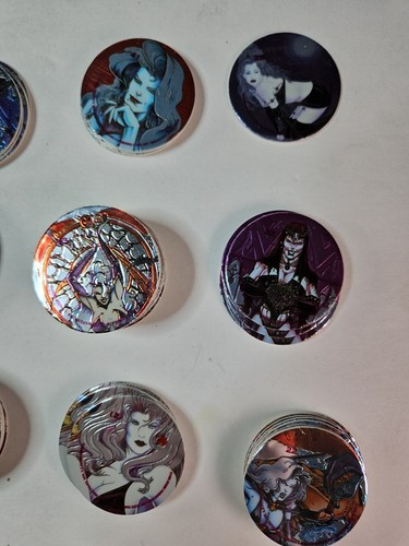 1995 Lady Death Pog Caps 36 Images 200 Total Pieces Krome Productions - Picture 7 of 13