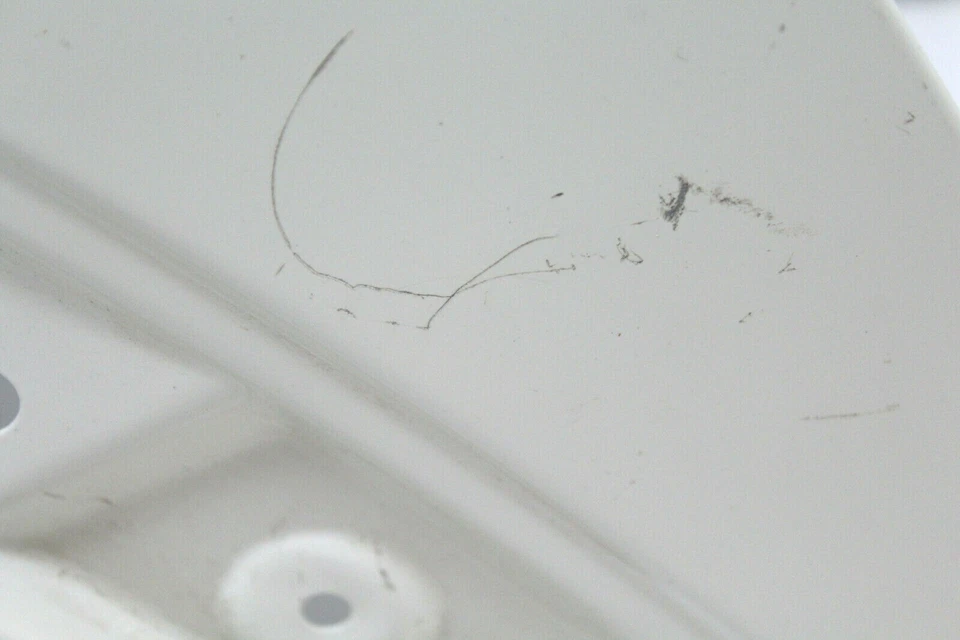 Mini Cooper 2007 guardabarros delantero izquierdo blanco OEM 07 08 09 10 11 12 13 14 15 Foto 3 de 4