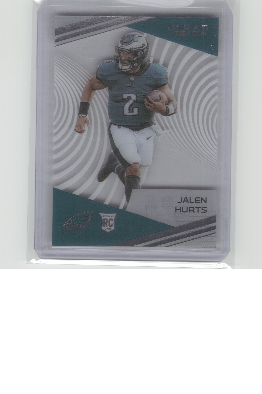 2020 Panini Chronicles #CV-22 Jalen Hurts Clear Vision Rookies B24R2C40