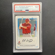 Paul Goldschmidt 2011 Bowman Prospects 1st #BP99 Diamondbacks PSA 9