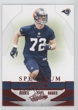 2008 Playoff Absolute Memorabilia Rookie Spectrum Red Chris Long #166 0a1